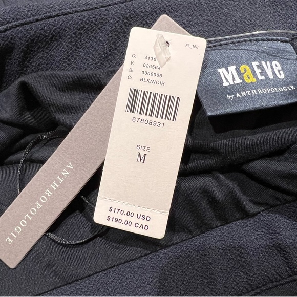 Maeve Dress Navy Blue Open Back Knit Maxi Dress Size Medium Anthropologie NWT - Picture 9 of 12